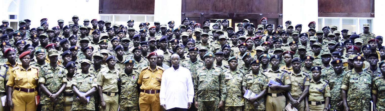 Link up with people to fight crime – President tells Security Officers